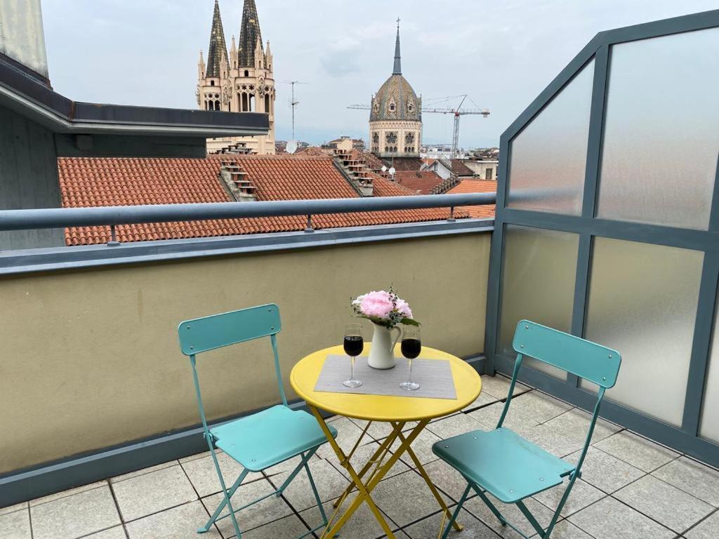 66 Panorama Loft Con Terrazzo E Parcheggio Gratuito Nella Struttura Turín Exterior foto